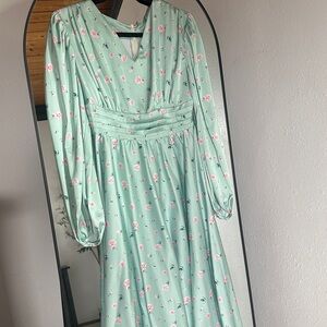 NEW Floral Silk Dress